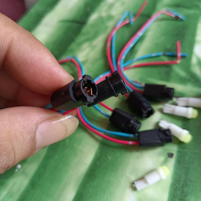 SOKET FITING LAMPU DASBOR T5 KABEL SET LAMPU T5 PUTIH