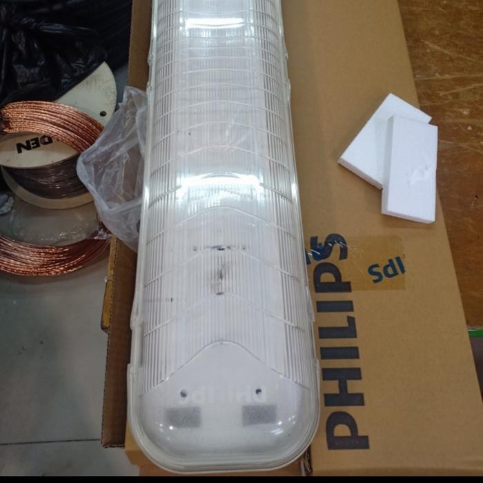 KAP WATERPROOF 2X18 WATT LED 2X8W TCW 060 KAP LAMPU TCW060 PHILIPS