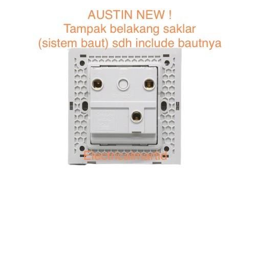 Expert Masko AUSTIN Saklar Seri A-612 / Saklar Double/ Saklar Ganda Minimalis