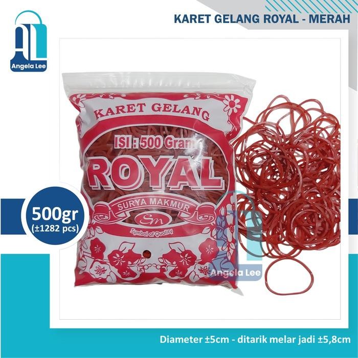 

Karet Gelang Royal Merah Hijau @ 500Gr Dapur Makanan Ikat Uang Kode 1343