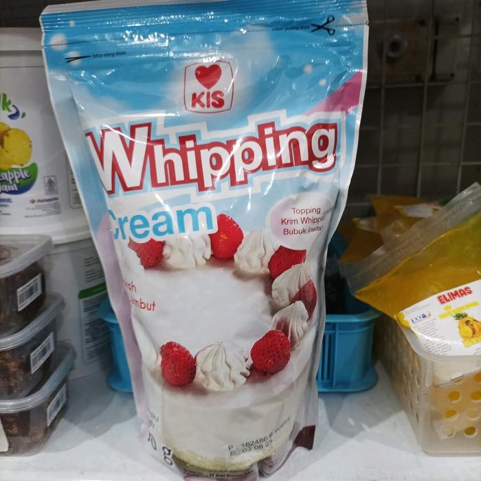 

Sale Terbatas Kis Whipping Cream Bubuk Krim Dekorasi Kue Cake 900 Gram Aman