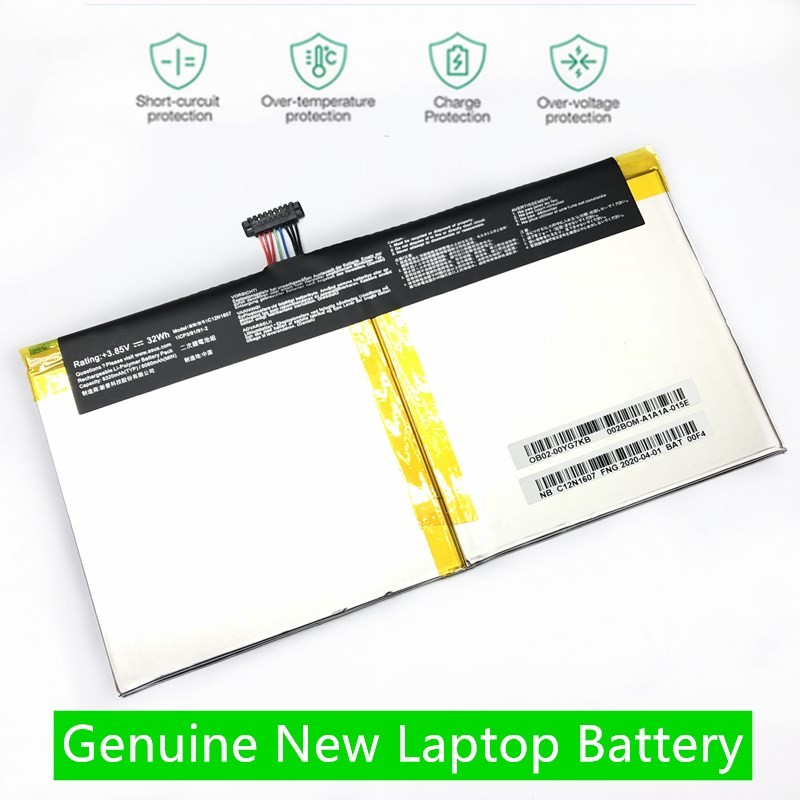 ONEVAN New  Original C12N1607 Laptop Battery For ASUS Transformer Mini T102H T102HA TABLET 3.85V 32W