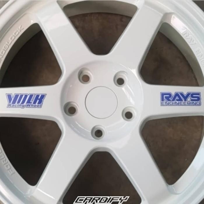 [Expert] Stiker velg Volk Rays TE37 OG print transparan