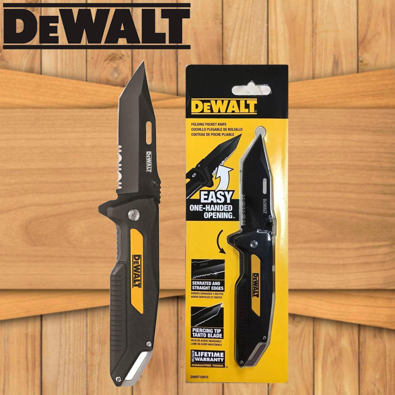 New DEWALT DWHT10910 Multi Functional Folding Knife First Edition With BALL-BEARING ASSIST Stainless