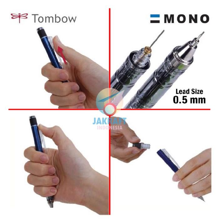 

Terlaris (1 Pcs) Tombow Mono Graph Pastel 0.5 Mm Mechanical Pencil Pensil Mekanik 0.5Mm Made In
