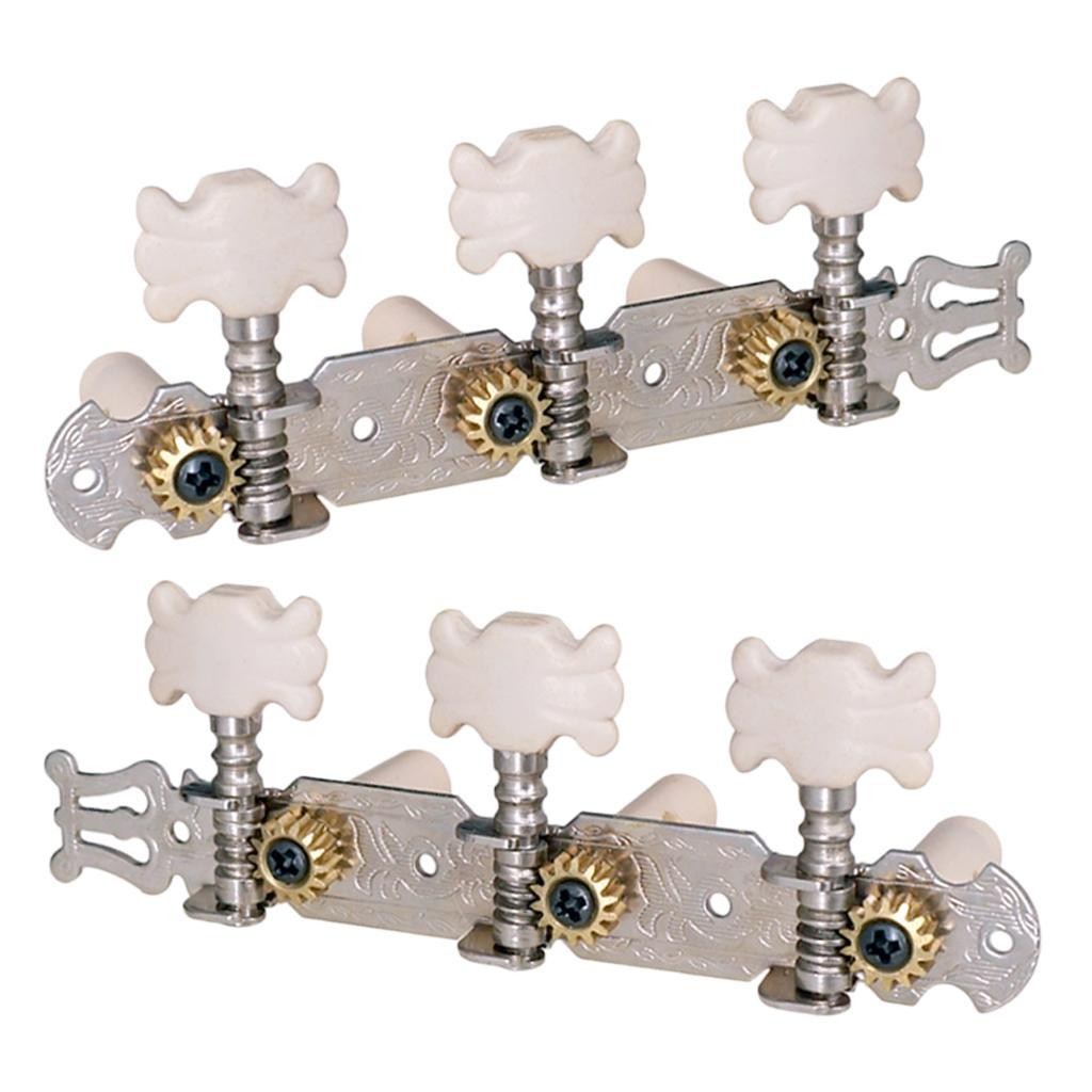 1 Pair 3R3L Strings Pegs Tuning Head Guitar Machine for Ukulele
