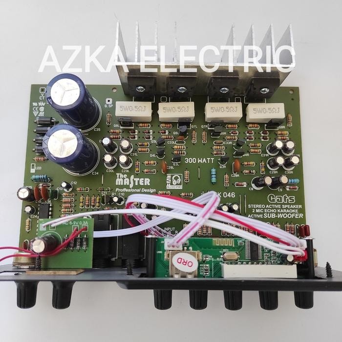 Power Amplifier Speaker Aktif Stereo Plus Mp3 Bluetooth 300 Watt