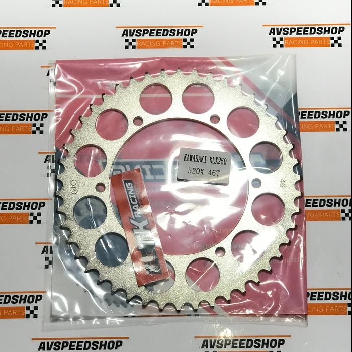 GIR GEAR BELAKANG TK KLX 250/230 SIZE 520-50T/51T/52T/53T/54T/55T