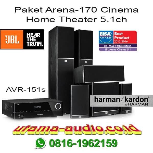 Jbl Arena 170 Harman Kardon Avr 151 Home Theater 5.1