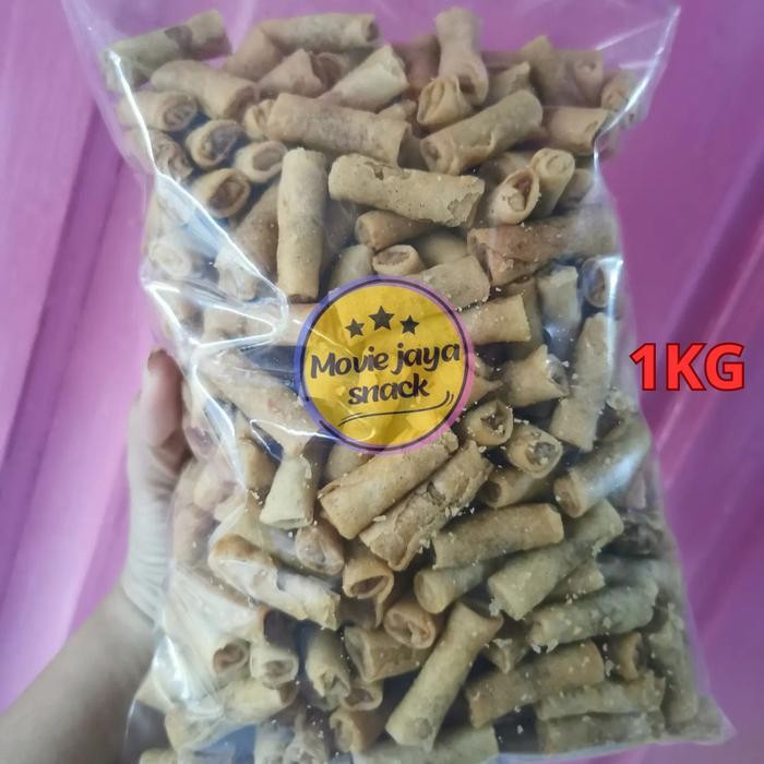 

BARANG TERLARIS Sumpia Abon Udang Super Premium Gurih Renyah Khas Cirebon Kemasan 1Kg