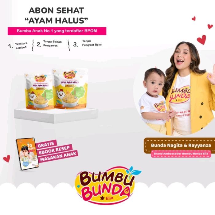 

BARANG TERLARIS Bumbu Bunda Elia Abon MPASI 45gr