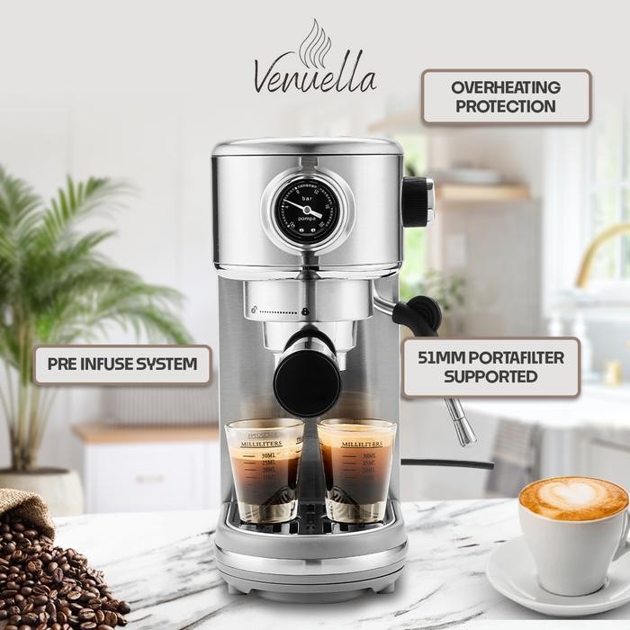 MESIN KOPI ESPRESSO RUMAHAN BENVOLIO - VENUELLA HOME SPECIALIST ESPRESSO MACHINE
