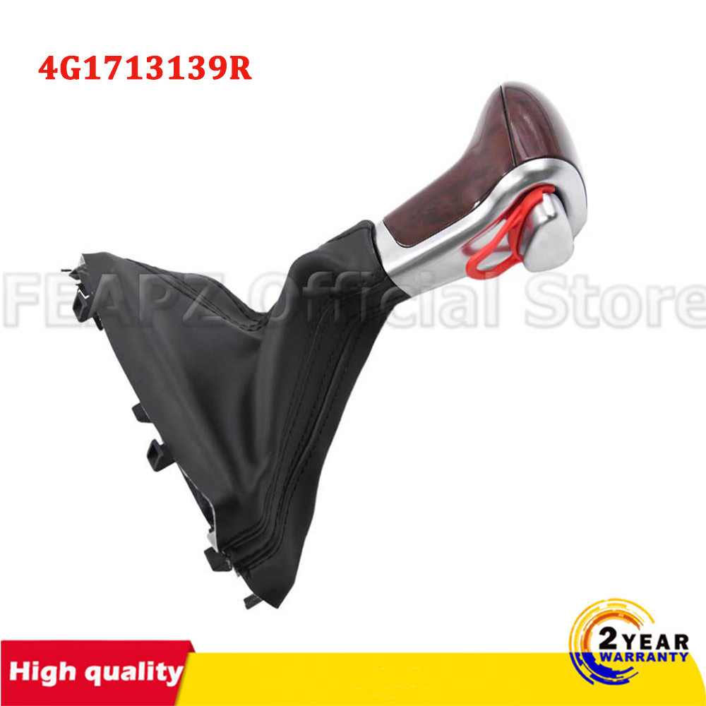 Auto Automatic Shift Knob  Gear shift knob boot For Audi A6 C6 A3 8P A4 B8 A5 Q5 2009 2010 2011 2012