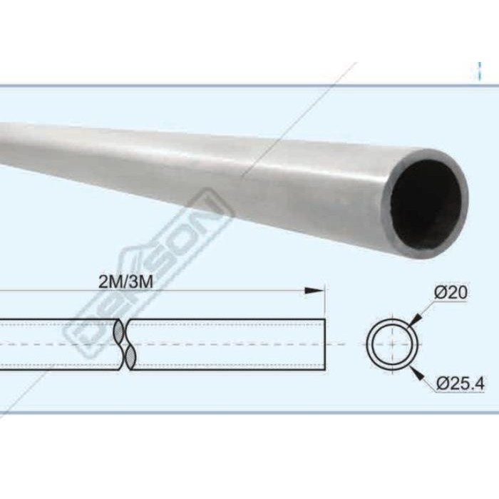 Pipa Stainless Tube Diameter 25 Mm 1 Inch Tebal 2 Mm OD 25 MM