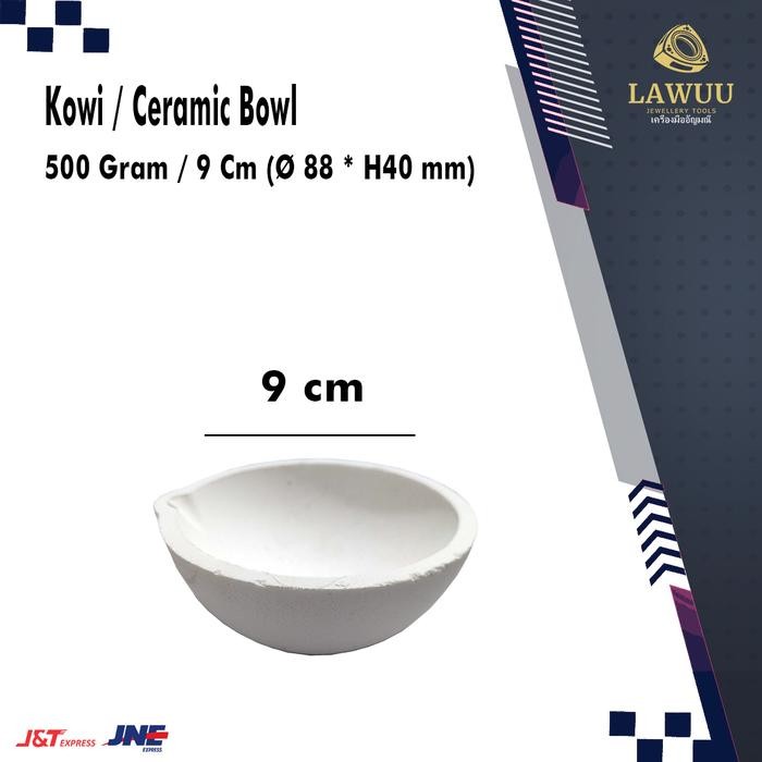 :::::::] Kowi Keramik 9 cm - Wadah Peleburan Emas & Logam 500 gram Crucible Tahan Panas