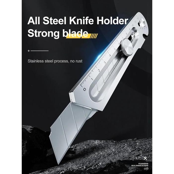 

Cod18Mm Multifungsi Cutter Pisau Baja Besar 10Pc Pisau Set Cutter Pisau Pemotong Kertas