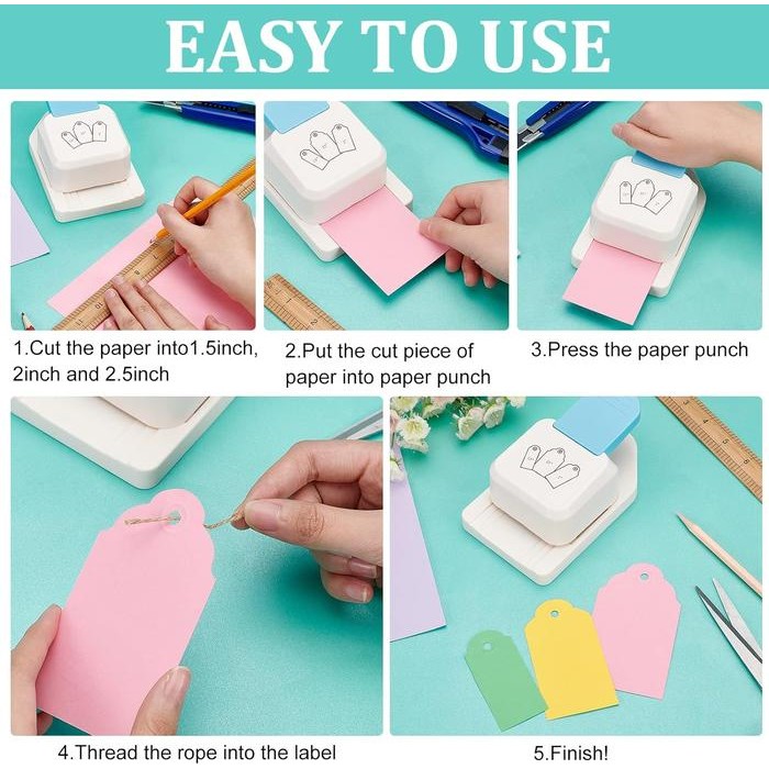 

Tag Puncher/ Earring Holder Punch Cut Gift Price Paper Hanger