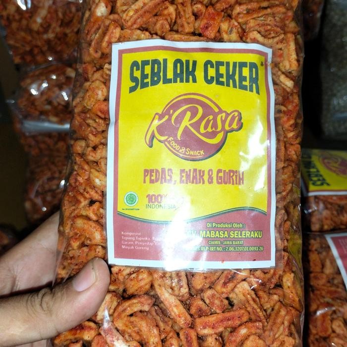 

Seblak Ceker 1 Kg Pedas Daun Jeruk, Gurih,Cemilan Bikin Nagih