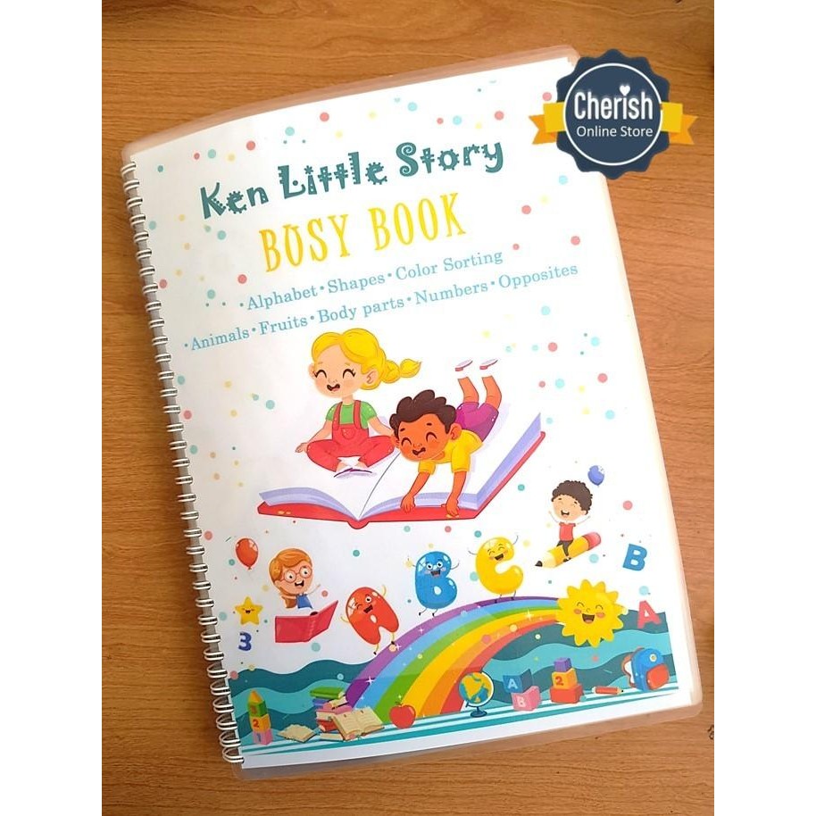 

Busy Book Activity Book Buku Edukasi Anak Quiet Book Vol. 01