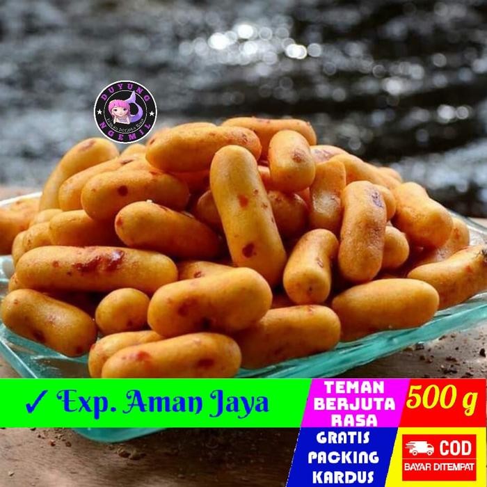 

[1Kg] Pilus Rujak Pedas Manis / Asli Pilus Kapsul Ikan Duyung Ngemil - Snack Kiloan Makanan Ringan