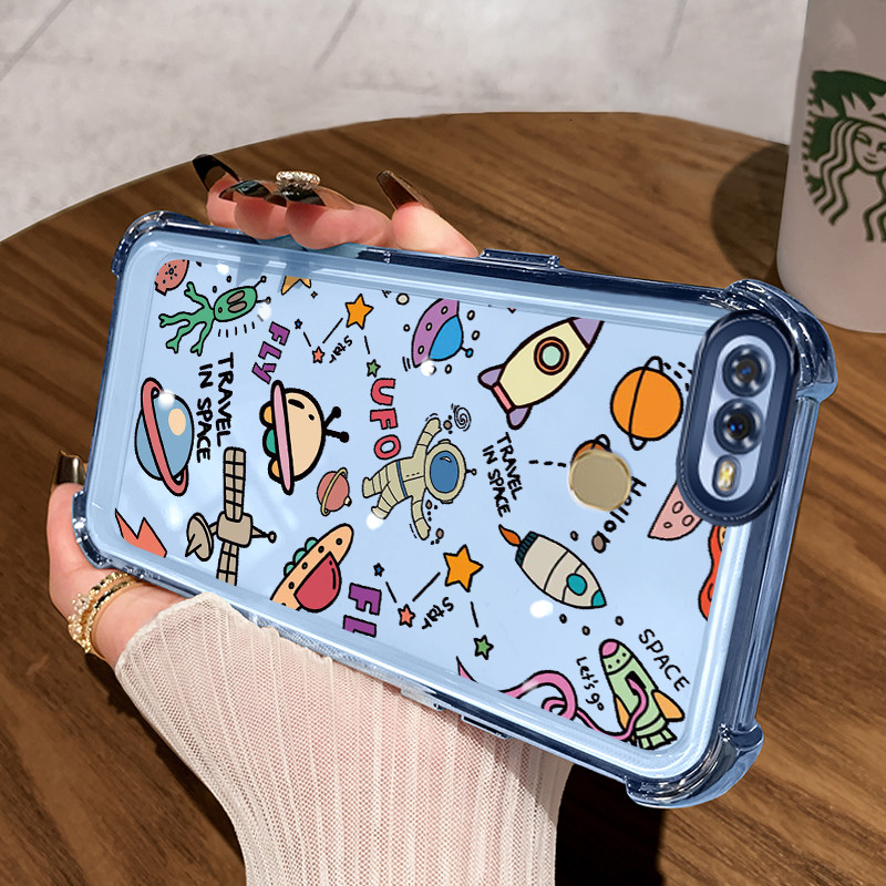 Casing Hp untuk OPPO A7 A5s A12 A12s A11K Case Kasing Glitter pelindung airbag Kesing Silikon Softca