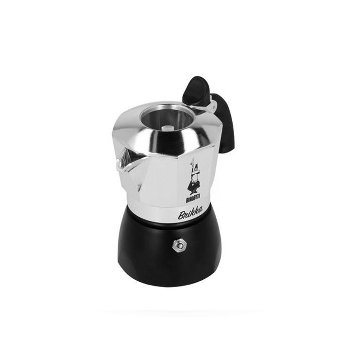 BIALETTI - BRIKKA BLACK 2 CUPS - MOKAPOT ALAT SEDUH KOPI MANUAL