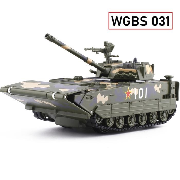 Terbaru Diecast Tank Military Model Tank Amphibi Mainan Anak Ready