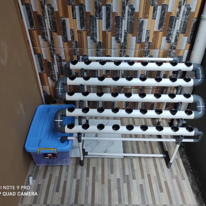 Terlaris Hidroponik Kit Nft System 45 Lubang