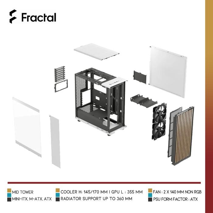 FRACTAL DESIGN North ATX d Tower PC Case