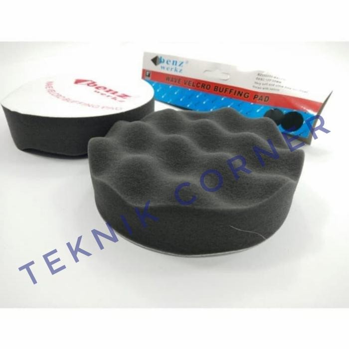 BENZ busa poles mobil motor wave pad velcro 5" 5 inch 7" 7 inch