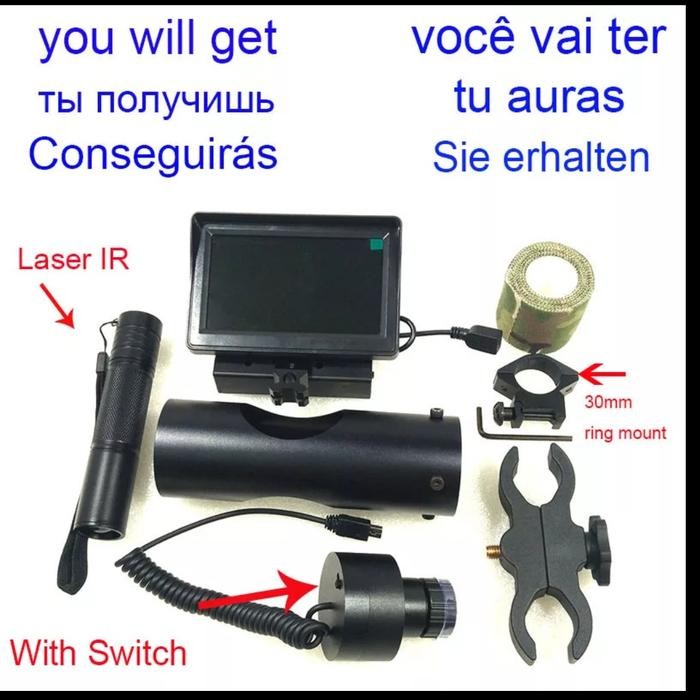 Underarmourshoop - Tactical Digital Infrared Night Vision Riflescope
