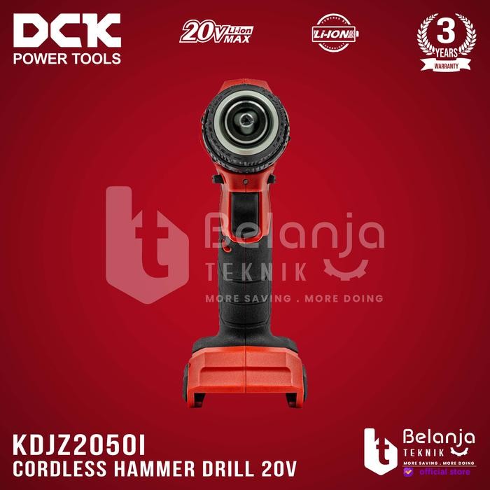 DCK Cordless Hammer Drill KDJZ2050iDM 20V Bor Impact Baterai KDJZ2050i