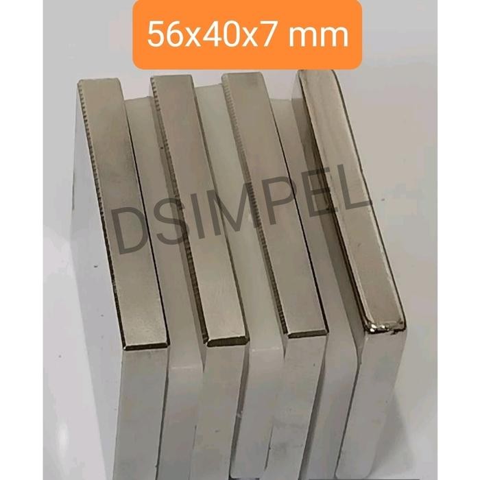 Magnet kotak Neodymium N52 56x40x7