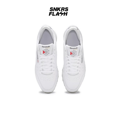 REEBOK Classic Leather Triple White Sepatu Sneakers Unisex - 100008789 - Size 40