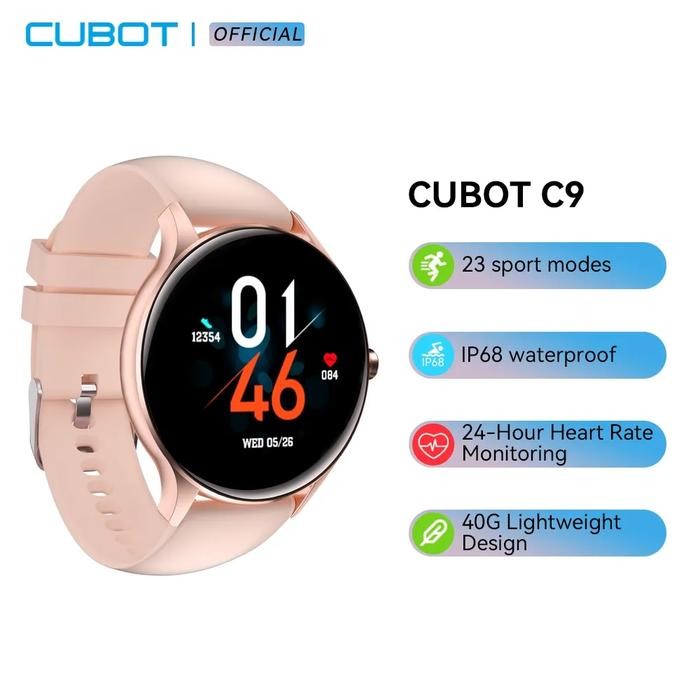 Cubot C9 IP68 Waterproof SmartWatch Heart Rate Calorie Monitor