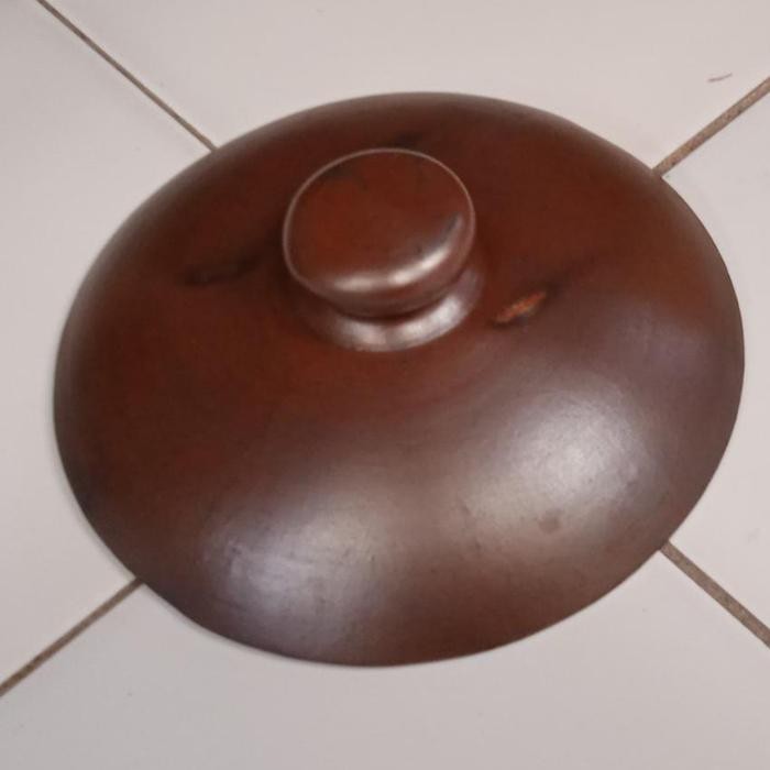 PREMIUM Tutup Panci Gerabah Tutup Kuali Gerabah Tutup Wajan Tanah Liat