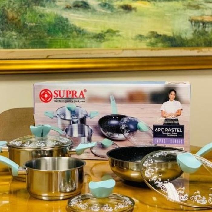 PREMIUM SUPRA Cookware set 6 pc / Panci SUPRA isi 6pc/ Panci set