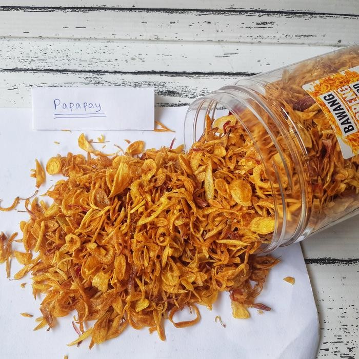 

New Bawang Goreng murni toplse 500 ml / tanpa tepung