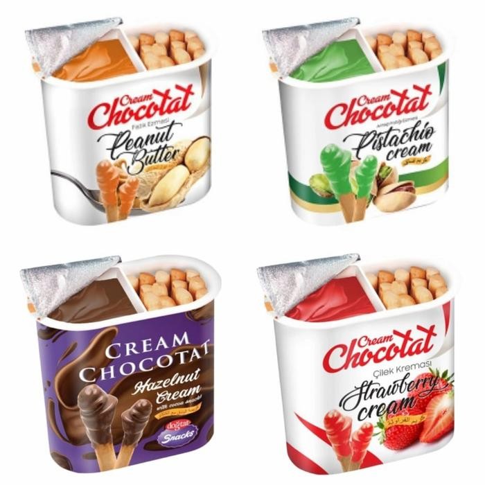 

New DOGTAT CREAM CHOCOTAT 55 GRAM - BISKUIT STIK DENGAN SAUS TURKEY