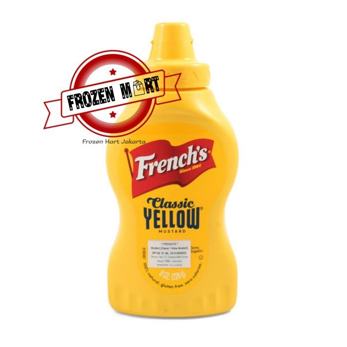 

New FRENCH`S Classic Yellow Mustard (Squeeze) 226 Gr
