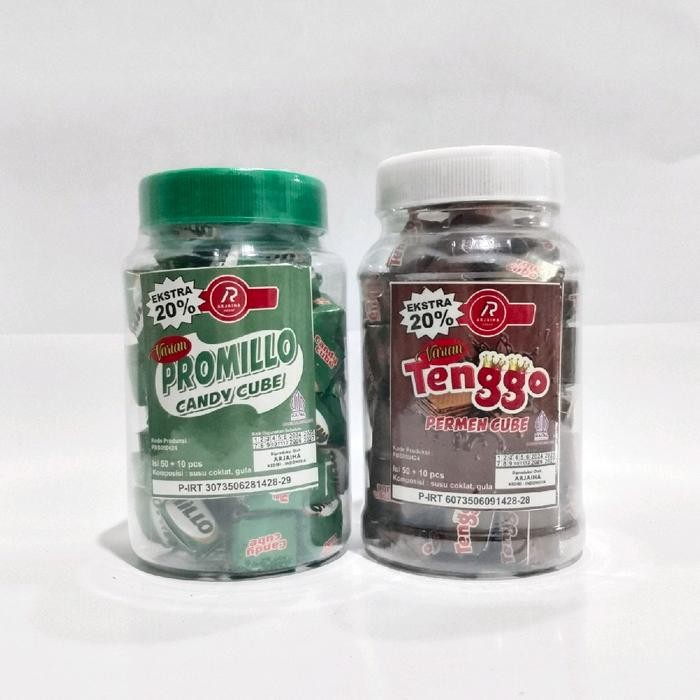 

New Paket 2 Candy Cube Promillo + Tenggo isi 60 Pcs