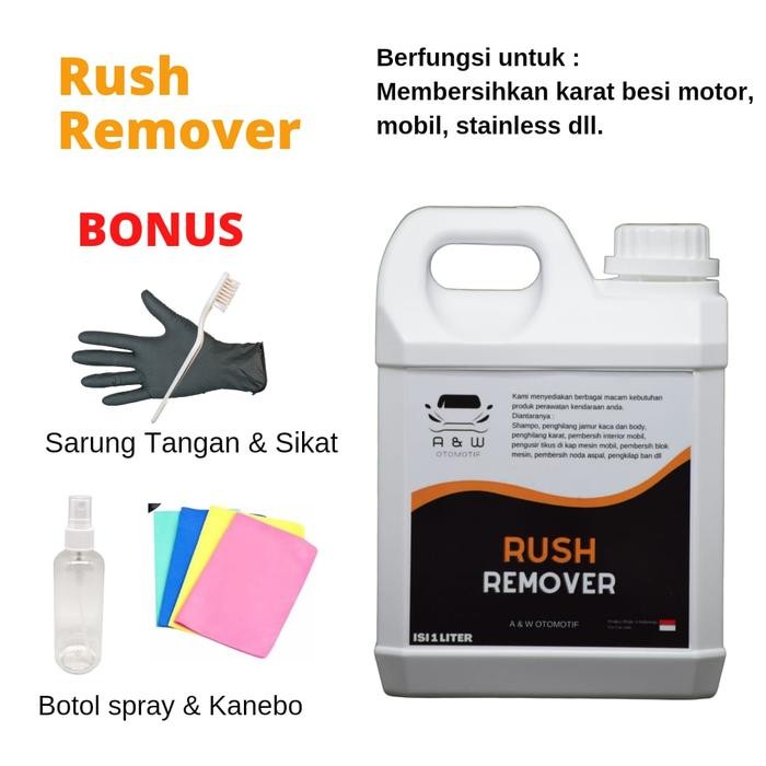 RUSH REMOVER / Pembersih Karat Besi / Pembersih Karat Mesih Motor / Pembersih Karat Mesin Mobil /