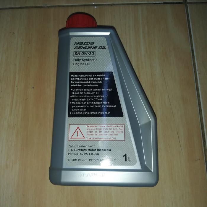 Mgo Oli Mazda Skyactive Sn 0W20 Paket 5 Liter Bonus Oli Filter