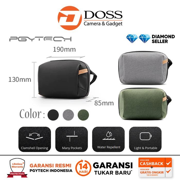 PREMIUM PGYTECH Mini Tech Pouch Waterproof Organizer Bag Tech Organizer