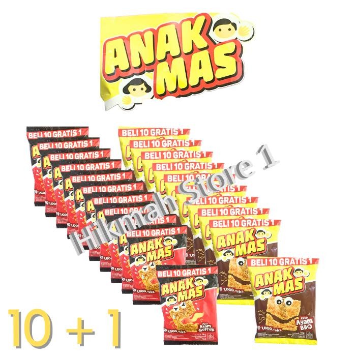 

PREMIUM Snack Mi Kering Tabur Bumbu ANAK MAS Balik Lagi! Ngemil Jaman Old Taun 90-an Yang Tetep