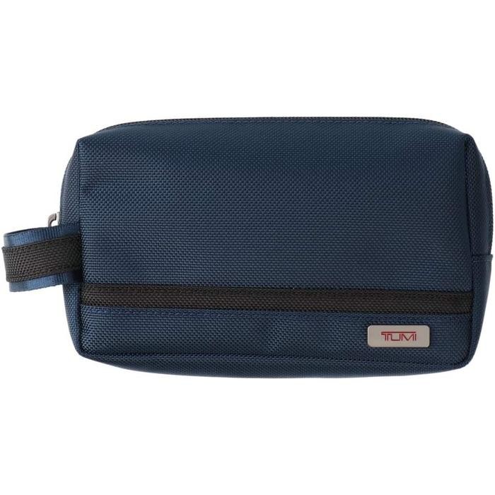 PREMIUM TUMI Small Kit Travel Pouch - Travel Organizer - Navy