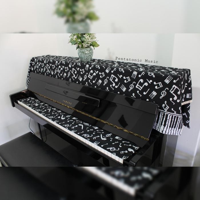 PREMIUM Taplak Piano Cover Sarung Kain Batik