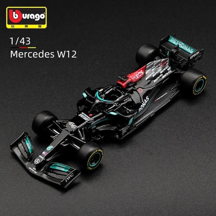 Bburago 1:43 F1 W12 E Performance Mercedes-AMG Racing Model
