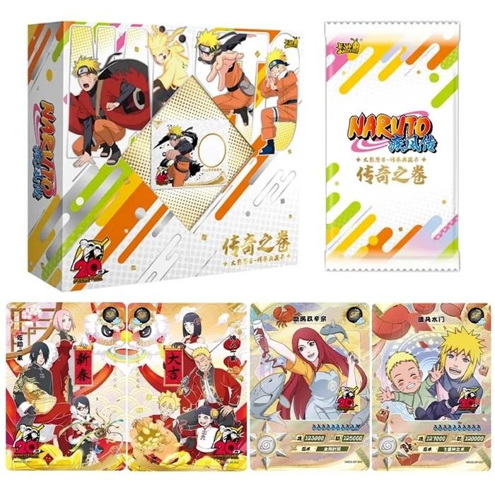 KAYOU Naruto Card New Year Gift Box Rare SE Card Limited 3D SP Card