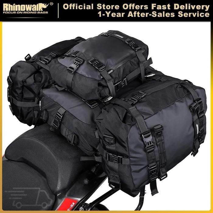 Rhinowalk Motorcycle Motocross Rear Seat Bag 10L/20L/30L Waterproof